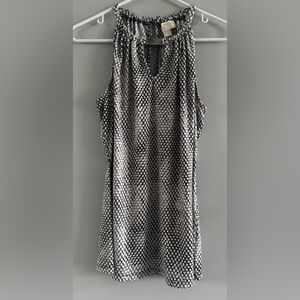 Michael Kors Snake Print Sleeveless Blouse Size Small
